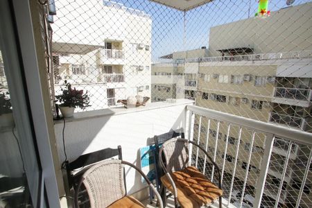 Varanda da Sala de apartamento à venda com 2 quartos, 60m² em Pechincha, Rio de Janeiro