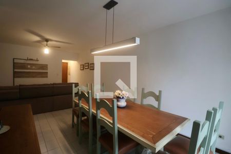 Sala de apartamento para alugar com 3 quartos, 135m² em Barra Funda, Guarujá