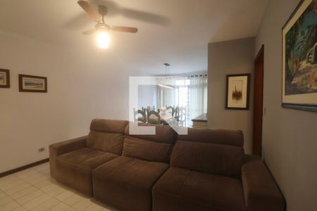 Sala de apartamento para alugar com 3 quartos, 135m² em Barra Funda, Guarujá