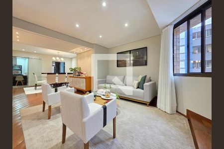 Sala  de apartamento à venda com 5 quartos, 260m² em Santo Antônio, Belo Horizonte