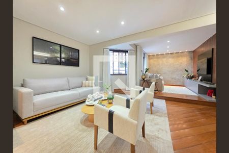 Sala  de apartamento à venda com 5 quartos, 260m² em Santo Antônio, Belo Horizonte