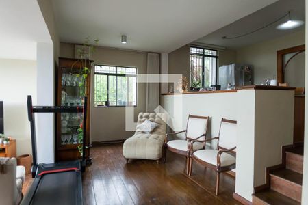 sala 2 de apartamento à venda com 3 quartos, 180m² em São Lucas, Belo Horizonte