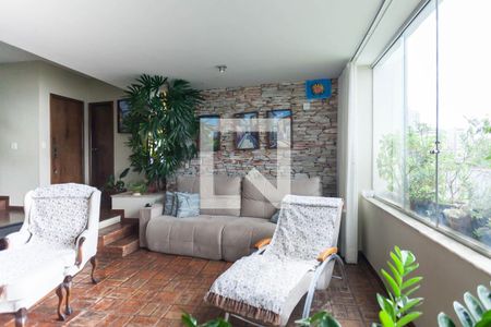 sala de apartamento à venda com 3 quartos, 180m² em São Lucas, Belo Horizonte