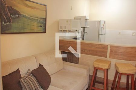 Sala de apartamento para alugar com 1 quarto, 60m² em Gonzaga, Santos