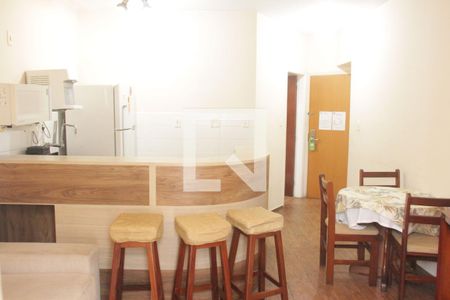 Sala de apartamento para alugar com 1 quarto, 60m² em Gonzaga, Santos