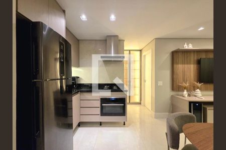 Sala/Cozinha de apartamento para alugar com 1 quarto, 46m² em Itaim Bibi, São Paulo