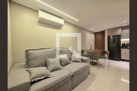 Sala/Cozinha de apartamento para alugar com 1 quarto, 46m² em Itaim Bibi, São Paulo