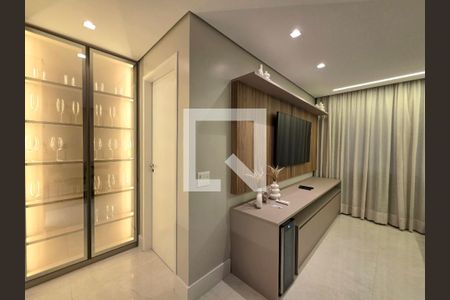 Sala/Cozinha de apartamento para alugar com 1 quarto, 46m² em Itaim Bibi, São Paulo