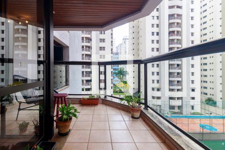 Sala - Varanda de apartamento à venda com 3 quartos, 152m² em Campo Belo, São Paulo