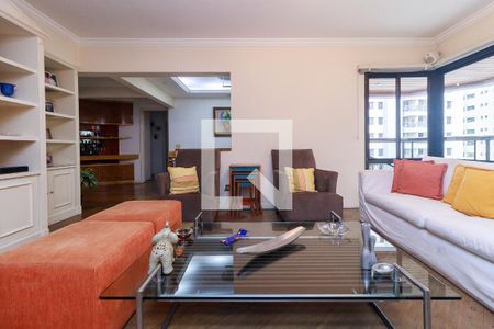 Sala de apartamento à venda com 3 quartos, 152m² em Campo Belo, São Paulo