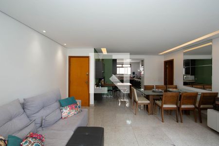 SALA de apartamento para alugar com 3 quartos, 115m² em Buritis, Belo Horizonte