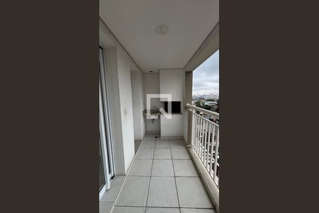 Sala - Sala de Jantar Varanda de apartamento para alugar com 3 quartos, 73m² em Campestre, Santo André