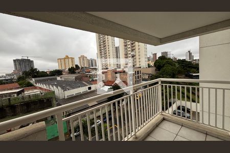 Sala - Sala de Jantar Varanda de apartamento para alugar com 3 quartos, 73m² em Campestre, Santo André