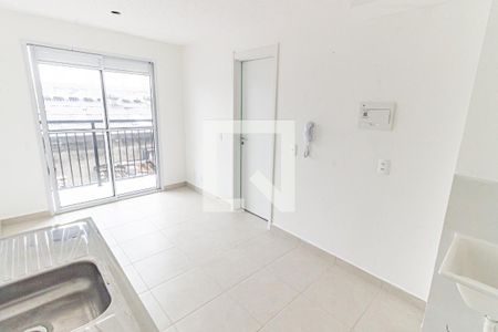 Sala/Cozinha de apartamento à venda com 1 quarto, 27m² em Brás, São Paulo