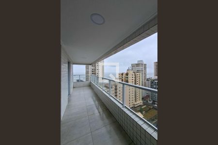 Sacada  de apartamento para alugar com 3 quartos, 124m² em Aviação, Praia Grande