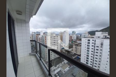 Varanda da Sala de apartamento para alugar com 3 quartos, 90m² em Itararé, São Vicente