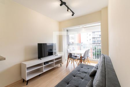 Sala de apartamento para alugar com 1 quarto, 32m² em Liberdade, São Paulo