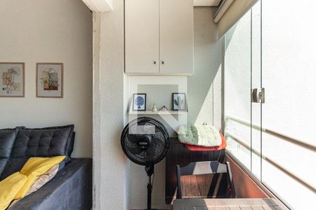 Varanda da Sala de apartamento para alugar com 1 quarto, 35m² em Campos Elíseos, São Paulo