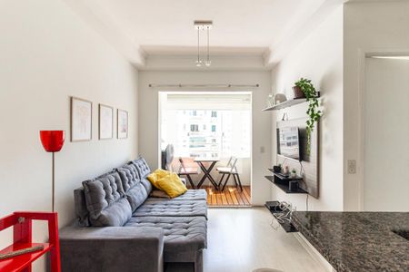 Sala de apartamento para alugar com 1 quarto, 35m² em Campos Elíseos, São Paulo