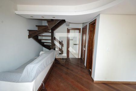 Sala de casa de condomínio à venda com 3 quartos, 105m² em Jardim Sabará, Porto Alegre