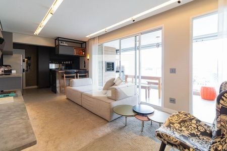 Sala de apartamento para alugar com 2 quartos, 100m² em Vila Anastácio, São Paulo