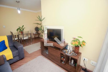 Sala de apartamento à venda com 2 quartos, 55m² em Jardim do Estádio, Santo André