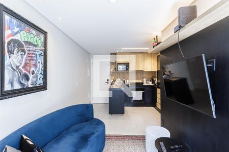 Sala/Cozinha de apartamento para alugar com 1 quarto, 50m² em Moema, São Paulo