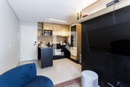 Sala/Cozinha de apartamento para alugar com 1 quarto, 50m² em Moema, São Paulo