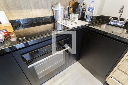 Sala/Cozinha de apartamento para alugar com 1 quarto, 50m² em Moema, São Paulo