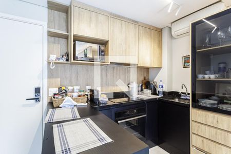 Sala/Cozinha de apartamento para alugar com 1 quarto, 50m² em Moema, São Paulo