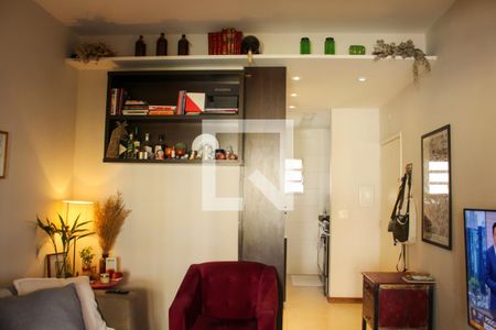 Sala de apartamento à venda com 1 quarto, 45m² em Vila Buarque, São Paulo