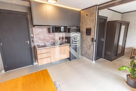 Sala/Cozinha de apartamento para alugar com 1 quarto, 31m² em Belenzinho, São Paulo