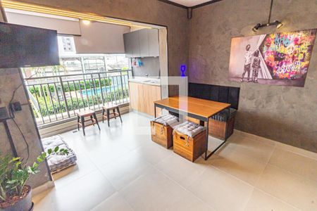 Sala/Cozinha de apartamento para alugar com 1 quarto, 31m² em Belenzinho, São Paulo