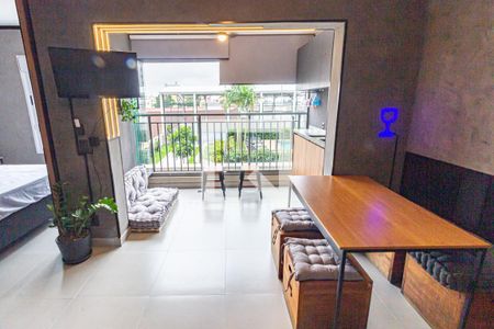 Sala/Cozinha de apartamento para alugar com 1 quarto, 31m² em Belenzinho, São Paulo