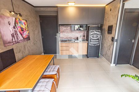 Sala/Cozinha de apartamento para alugar com 1 quarto, 31m² em Belenzinho, São Paulo