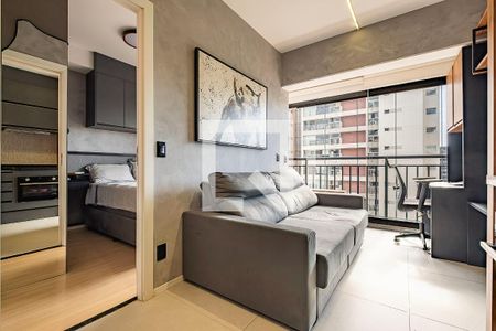 Sala/Cozinha de apartamento à venda com 1 quarto, 29m² em Sumaré, São Paulo