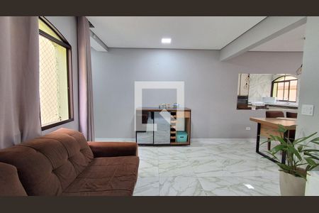 Sala  de apartamento à venda com 3 quartos, 76m² em Santa Maria, São Caetano do Sul