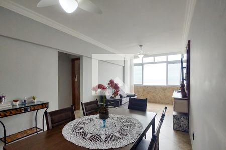 Sala de apartamento para alugar com 2 quartos, 86m² em Guilhermina, Praia Grande