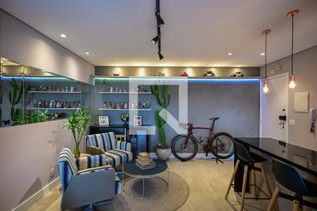 Sala de apartamento à venda com 2 quartos, 74m² em Jardim Ampliacao, São Paulo