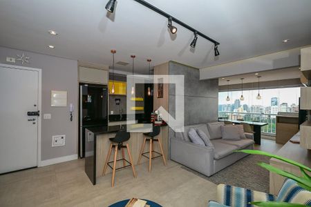 Sala de apartamento à venda com 2 quartos, 74m² em Jardim Ampliacao, São Paulo