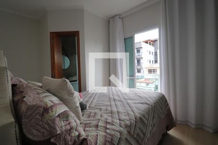 Quarto 1 suíte de apartamento à venda com 3 quartos, 70m² em Utinga, Santo André