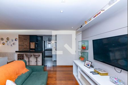 Sala de apartamento à venda com 3 quartos, 105m² em Barroca, Belo Horizonte