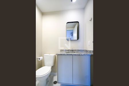 Banheiro da suíte de apartamento para alugar com 1 quarto, 38m² em Tatuapé, São Paulo