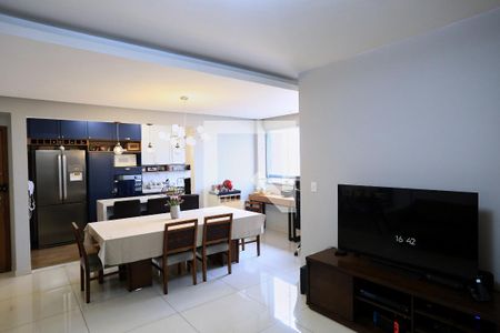 Sala de apartamento à venda com 3 quartos, 115m² em Colégio Batista, Belo Horizonte