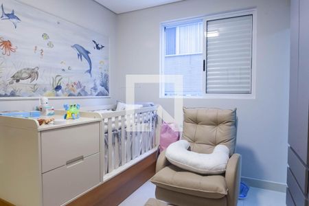 suite 1 de apartamento à venda com 2 quartos, 60m² em Sion, Belo Horizonte