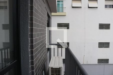 Varanda da Sala de apartamento para alugar com 1 quarto, 27m² em Perdizes, São Paulo