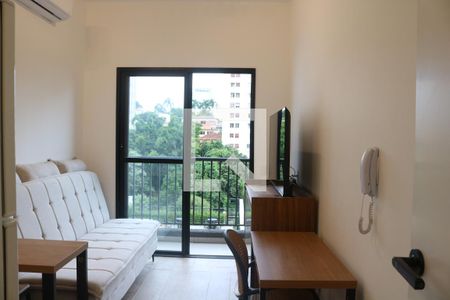 Sala de apartamento para alugar com 1 quarto, 27m² em Perdizes, São Paulo