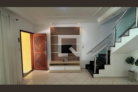 Sala de casa para alugar com 3 quartos, 126m² em Vila Camilópolis, Santo André