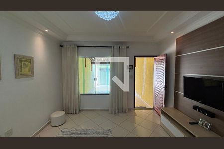 Sala de casa para alugar com 3 quartos, 126m² em Vila Camilópolis, Santo André