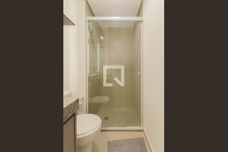 Banheiro de kitnet/studio à venda com 1 quarto, 24m² em Vila Mariana, São Paulo